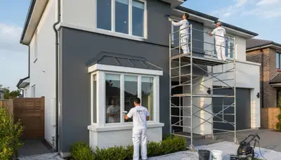 Professional exterior house painting in Highland Park, IL by local expert painters