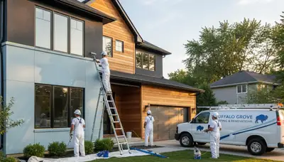 House painters in Highland Park, IL providing professional interior and exterior painting services