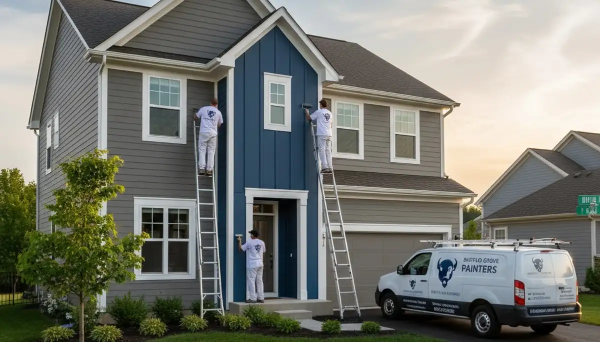 Professional house painting service in Highland Park, IL for residential interior and exterior projects