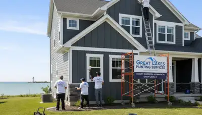House painting service in Highland Park, IL for residential interior and exterior painting projects