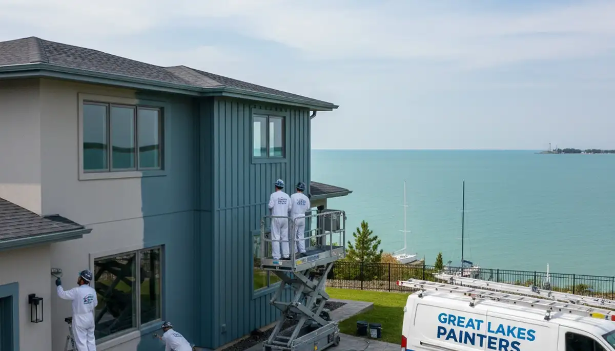 House painting service in Highland Park, IL for interior and exterior home painting projects