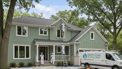 House painting service in Highland Park, IL for interior and exterior home painting projects