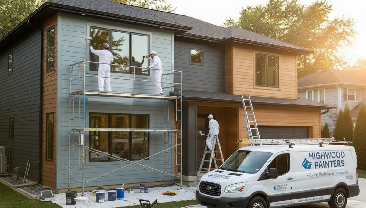 Professional house painting service in Highland Park IL transforming home exterior with expert painters