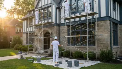 House painting service in Highland Park, IL for professional interior and exterior home painting