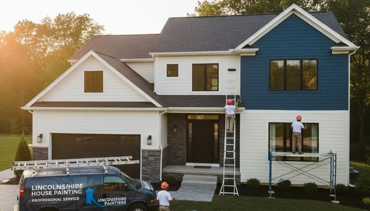 Professional house painters in Highland Park IL providing expert home exterior painting services