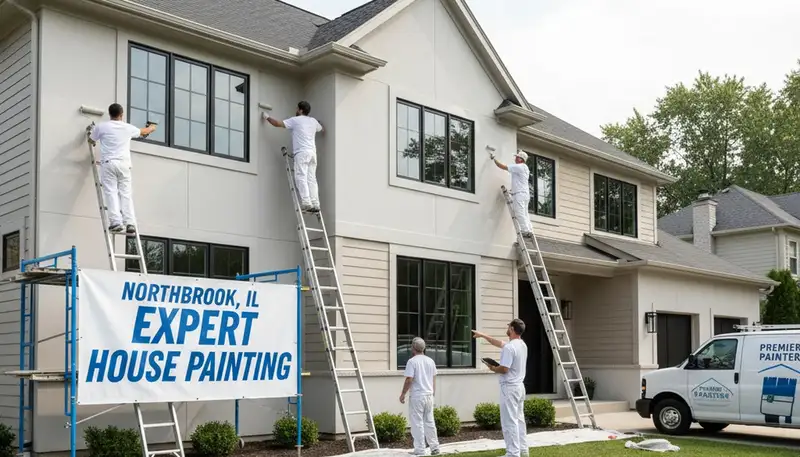 House painting service in Highland Park, IL for homes and interiors by Painting Highland Park IL