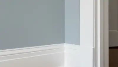 Professional interior trim painting with sharp lines in a Highland Park, IL home by expert painters