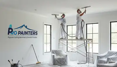 Professional popcorn ceiling removal by house painters in Highland Park, IL