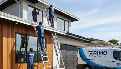 Professional trim and fascia house painting in Highland Park, IL by expert local painters